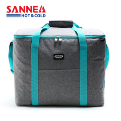 三能新款純色牛津布保溫包戶外野餐大容量便當包跨境保冷冰包批發