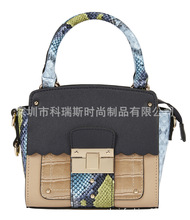 跨境出口手提斜挎手拿盖头带锁女包PU包handbag manufacturer bag