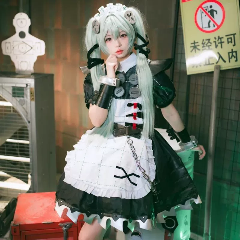 Костюм Absolute Zero Kelin Weeks cos, костюм горничной с бензопилой, аниме, игровой костюм для косплея, женский полный комплект