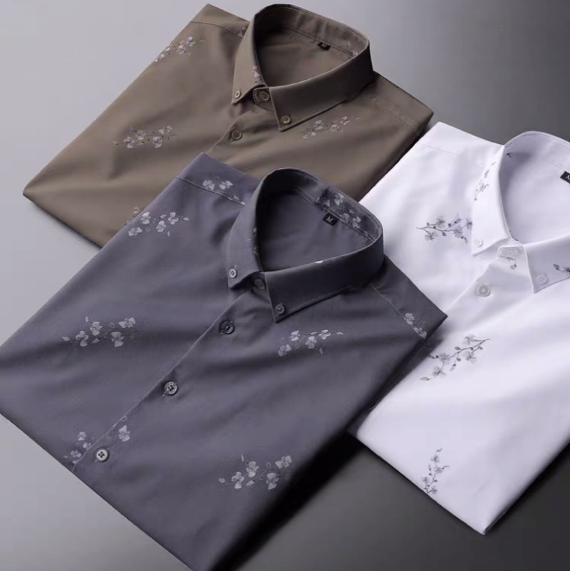 梭织tr面料氨纶碎花衬衫面料厂家 春夏小碎花印花休闲服布料现货