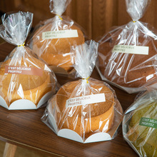 烘焙包装盒6寸六8寸戚风蛋糕盒纸蛋糕胚盒子吐司面包切块打包袋子