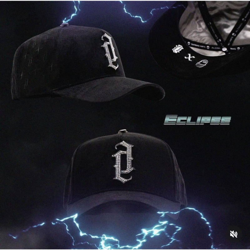 Tendencia transfronteriza hip hop Dandy Dandy sombrero con letras de diamante sombrero de pato doblado a lo largo del sombrero de béisbol image 78