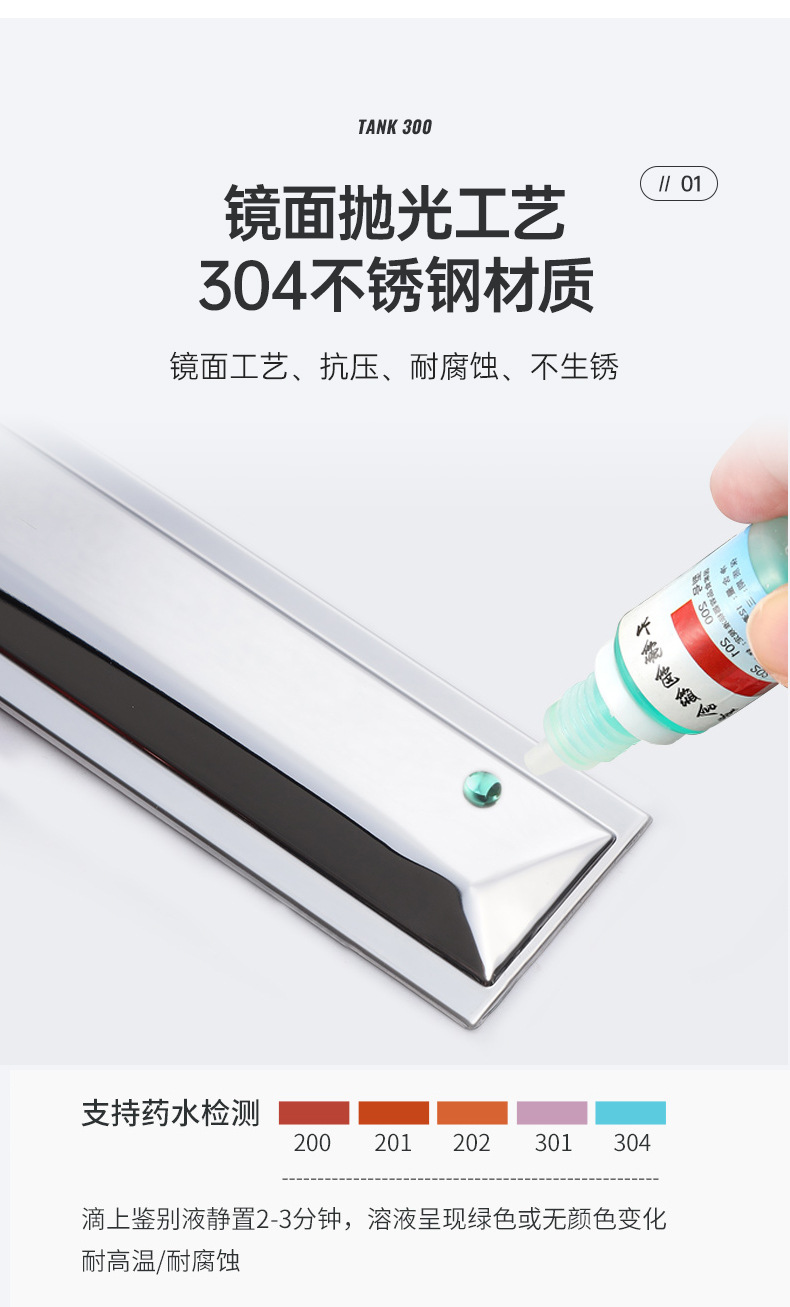 Suitable for 20-25 Models of Tank 300 Modified Body Trim Strips, Wey Car Door Bright Strips, Anti-Scratch and Anti-Collision Decorative Parts