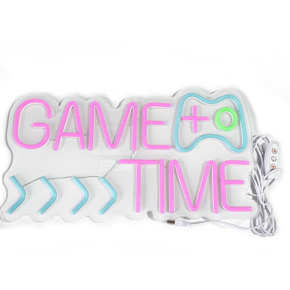 Transfronterizos venta caliente lámpara LED luminosa de neón acrílico lámpara USB patrón de cartel interior lámpara de decoración de fiesta