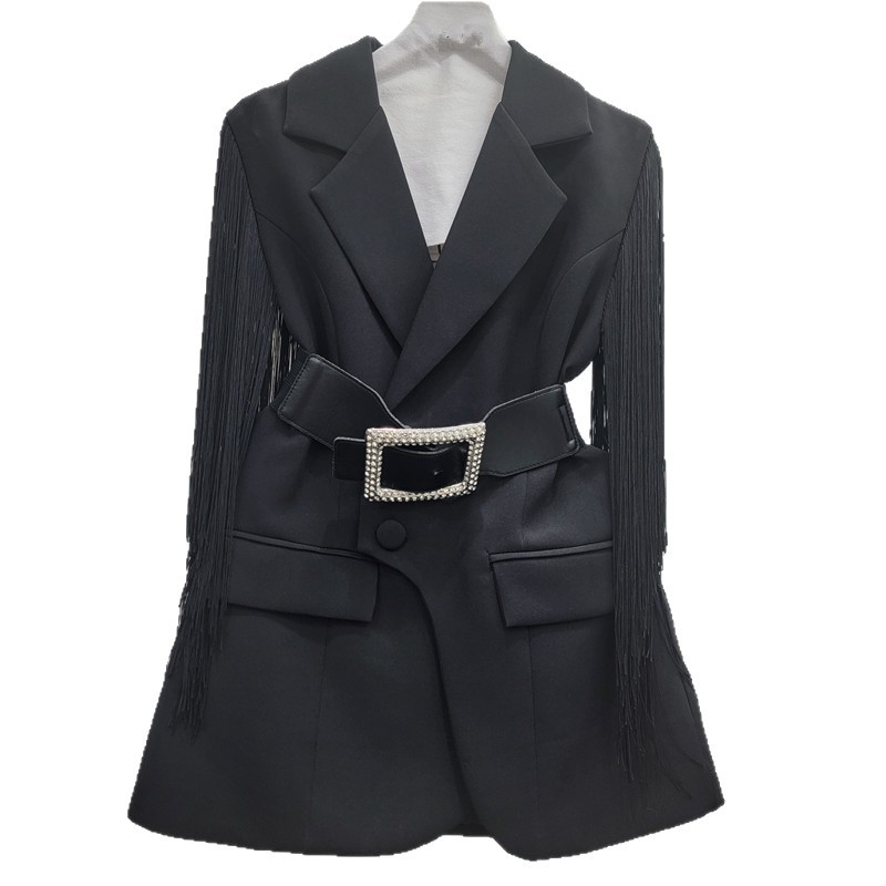 2026 nuevo diseño de chaqueta de chaqueta de chaqueta de estilo de primavera con cinturón