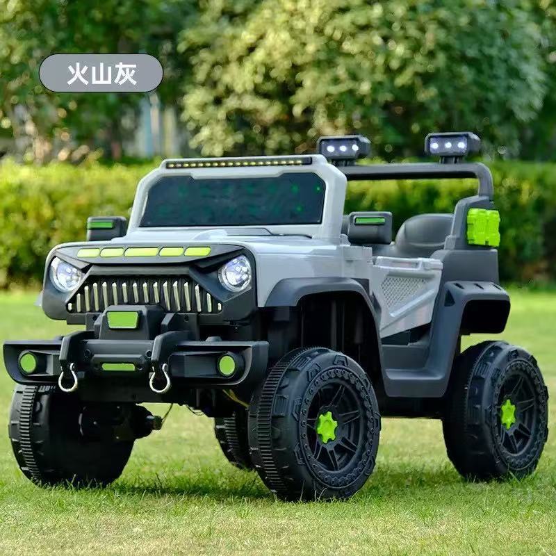 Carro eléctrico para niños, vehículo todoterreno de 4 ruedas, coche de juguete de control remoto para bebés de 1 - 8 años, coche de carga para adultos image 7