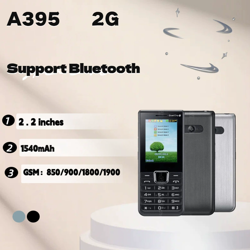 Граница внешней торговли A395 4 SIM GSM мобильный телефон клавиатура машины