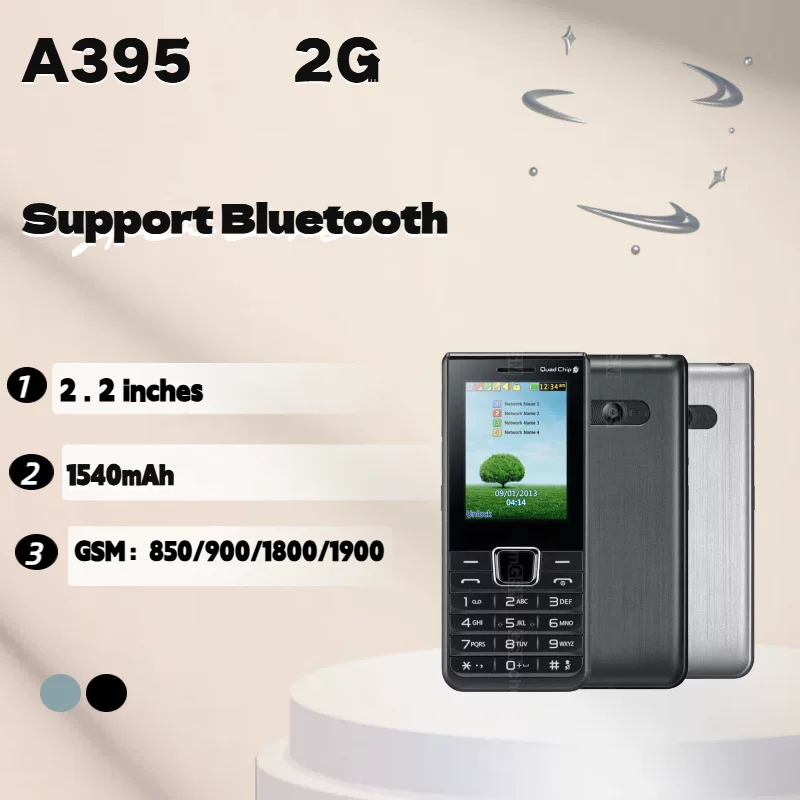 Граница внешней торговли A395 4 SIM GSM мобильный телефон клавиатура машины