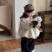 女童棉外套2025秋冬小宝宝衣服加厚保暖儿童服装工厂批发加工定制
