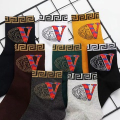 Socks men's mid-length ins trendy and versatile men's business casual deodorant autumn and winter student sports stockings