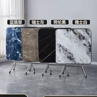 可折叠餐桌家用小户型简易桌子户外吃饭摆摊折叠桌宿舍便携小方桌