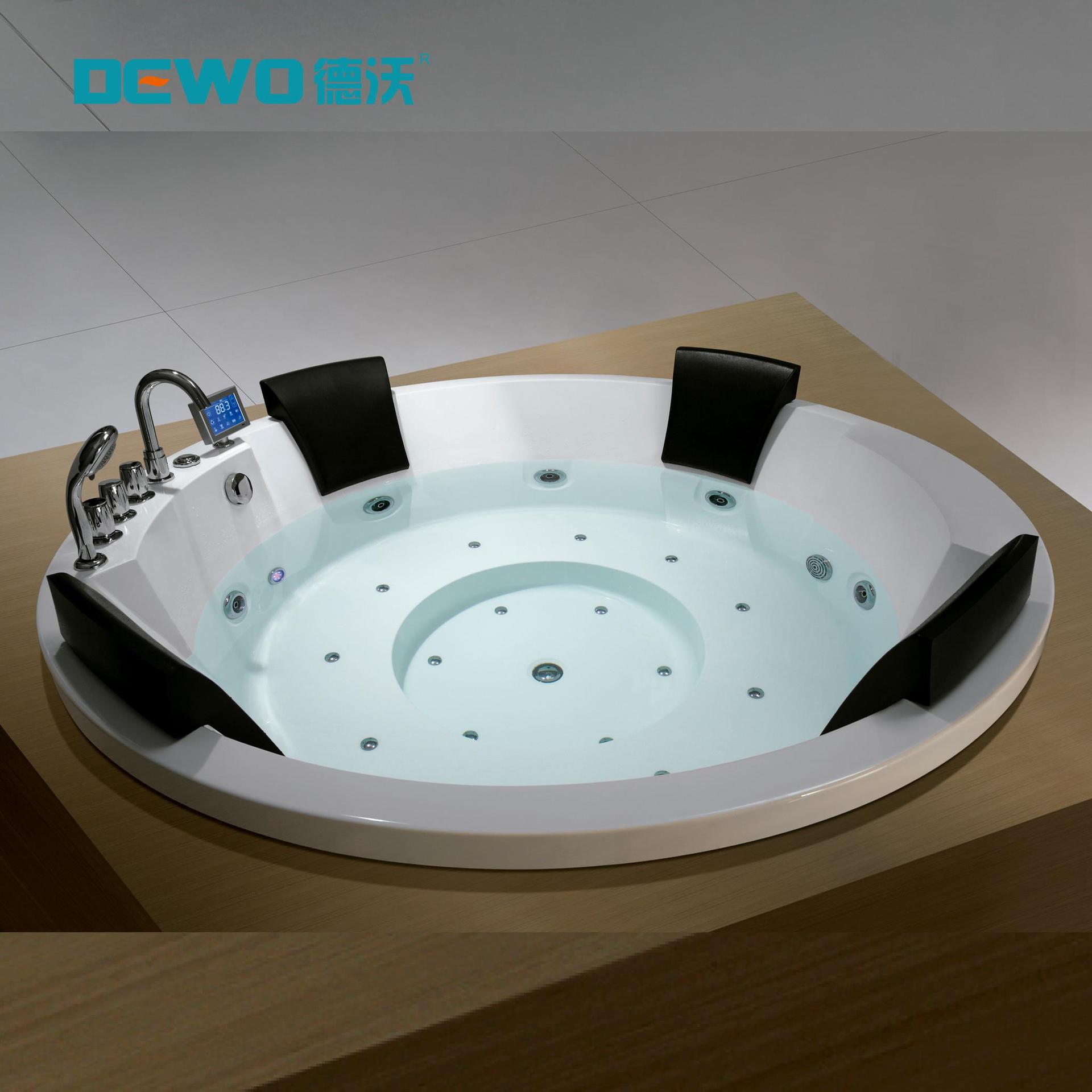 Devo bathroom factory direct home villa high quality acrylic indoor and outdoor massage surf bathtub