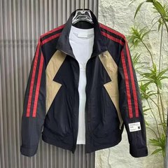 春と秋の新作ジャケットカジュアル韓国スタイルスプライシング作業服アウトドアジャケットメンズ多用途トレンディなブランドトップ