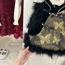 Ůͯ����ʽ�����2025�ﶬ�¿ͯ����ë�q�P���R�װ�ȹ�^���·�