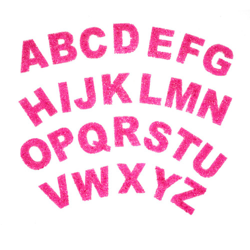 New Hot Melt Glue Net 26 English Letters Embroidery Patch Fabric Sticker Clothing Patch DIY Heat Transfer