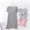[Chest pad] Black striped skirt