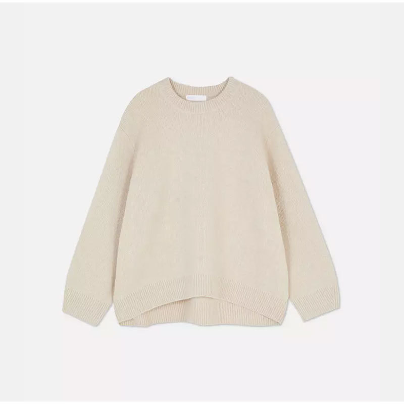 Women's Clothing winter new pink sweet round neck pullover sweater_voghion.com