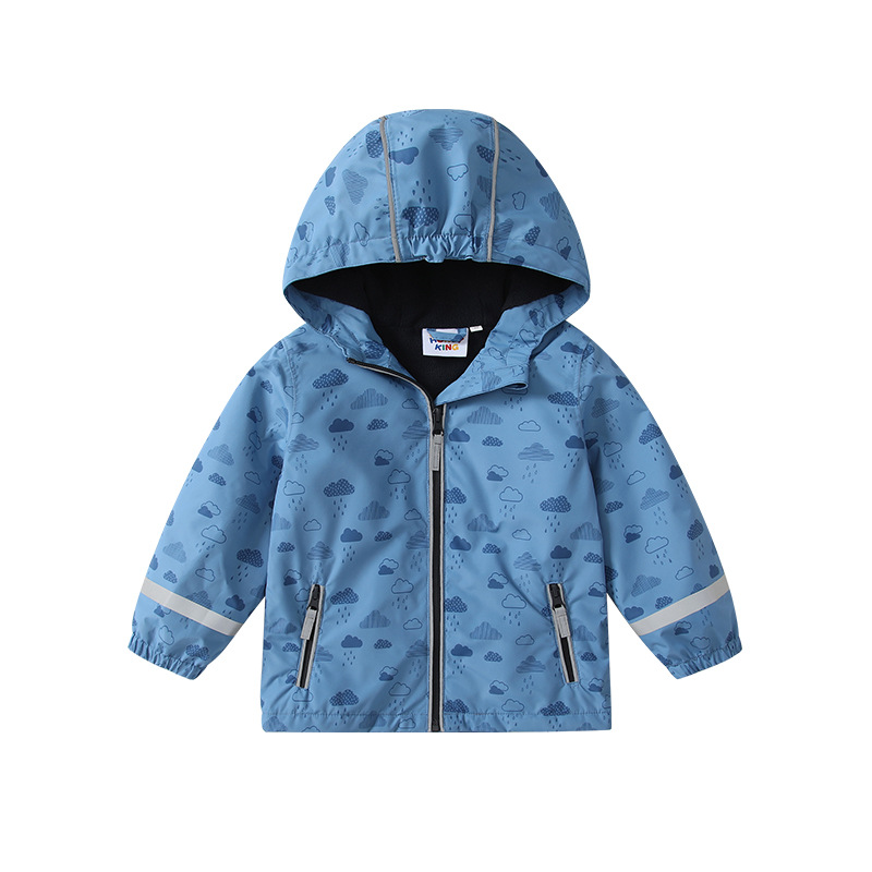 เสื้อกันฝนบลูคลาวด์ (ซับกำมะหยี่บาง) 25HKYY107 / 80