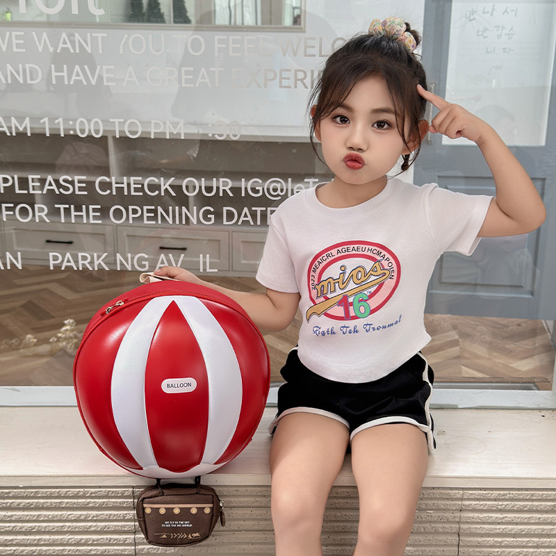 Jardín de infantes mochila creativa 3D de globos calientes mochila para niños y niñas mochila de cáscara de huevo para niños