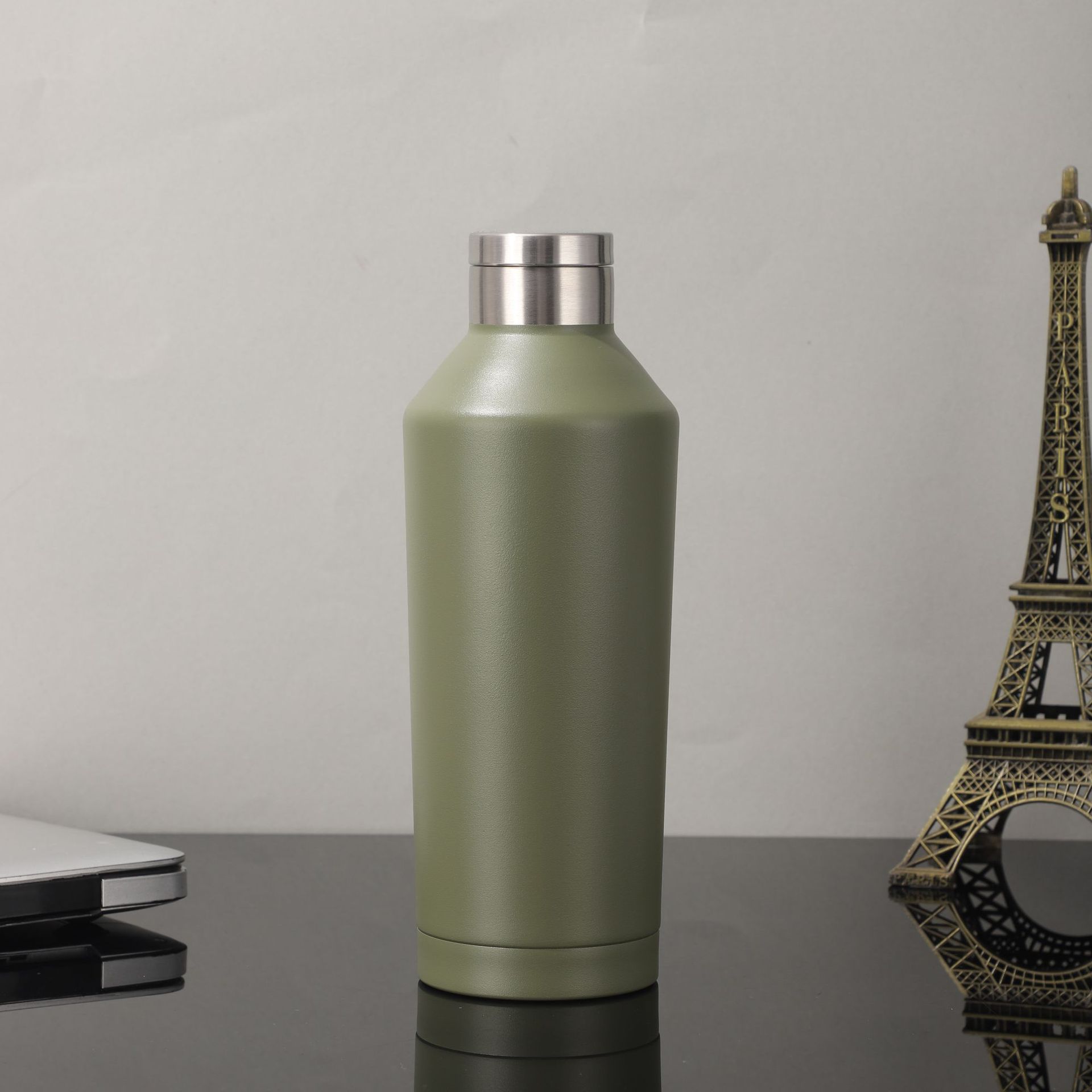 Taza portátil simple Taza de agua doméstica Taza de vacío de acero inoxidable 304 Taza de negocios de alta gama para hombres Fábrica al por mayor