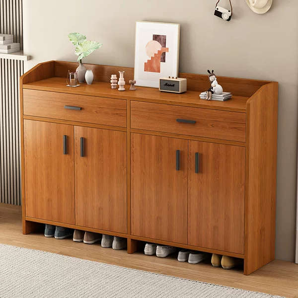Shoe Cabinet Household Door Simple Shoe Rack Large Capacity Storage Artifact for Multi-layer Dust-proof Dormitory Rental House