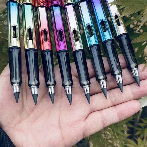 New Colorful Eternal Pencil Not Easy to Break Pencil Children's Drawing and Writing HB Thick and Wear-Resistant Pencil