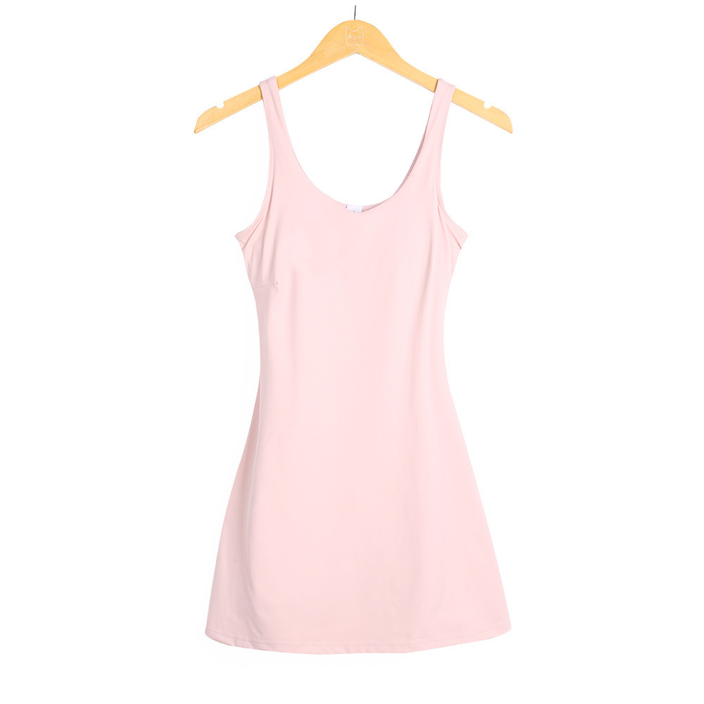 LULU vestido de mujer 2025 verano nuevo estilo francés cintura de alta sensación chaleco de cintura vestido corto moda image 5