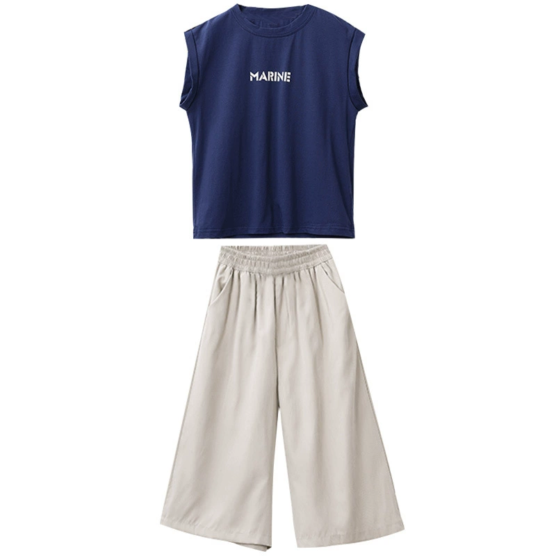 Summer clothing, set, children's summer trousers, direct factory sales, children's clothing, Korean style, for teenagers