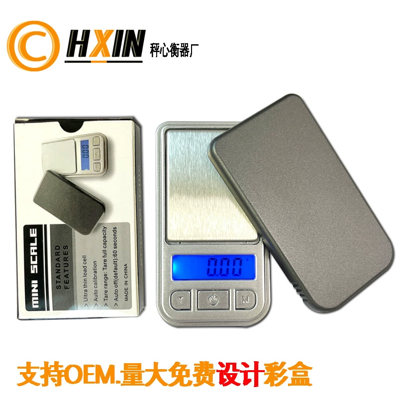 Трансграничные мини-ювелирные весы Миниатюрные золотые граммовые весы Точность 0.01g Электронные весы Малые яблоки карманные весы Ювелирные весы