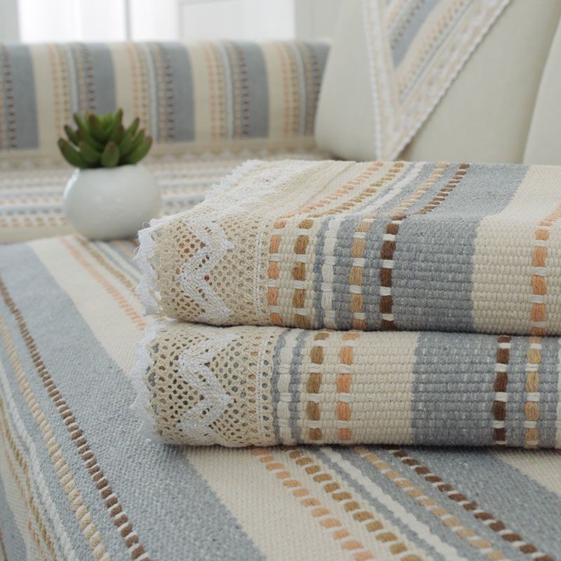 Cotton and Linen Sofa Cushion Covers for All Seasons, Anti-Static Sofa Cushion Covers, Sofa Towels, Simple and Modern