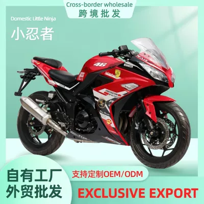 Customized Small Ninja Motorcycle Sports Car, Dual-Cylinder Water-Cooled 400Cc, National Iv Standard, Efi, Street Legal Motorcycle