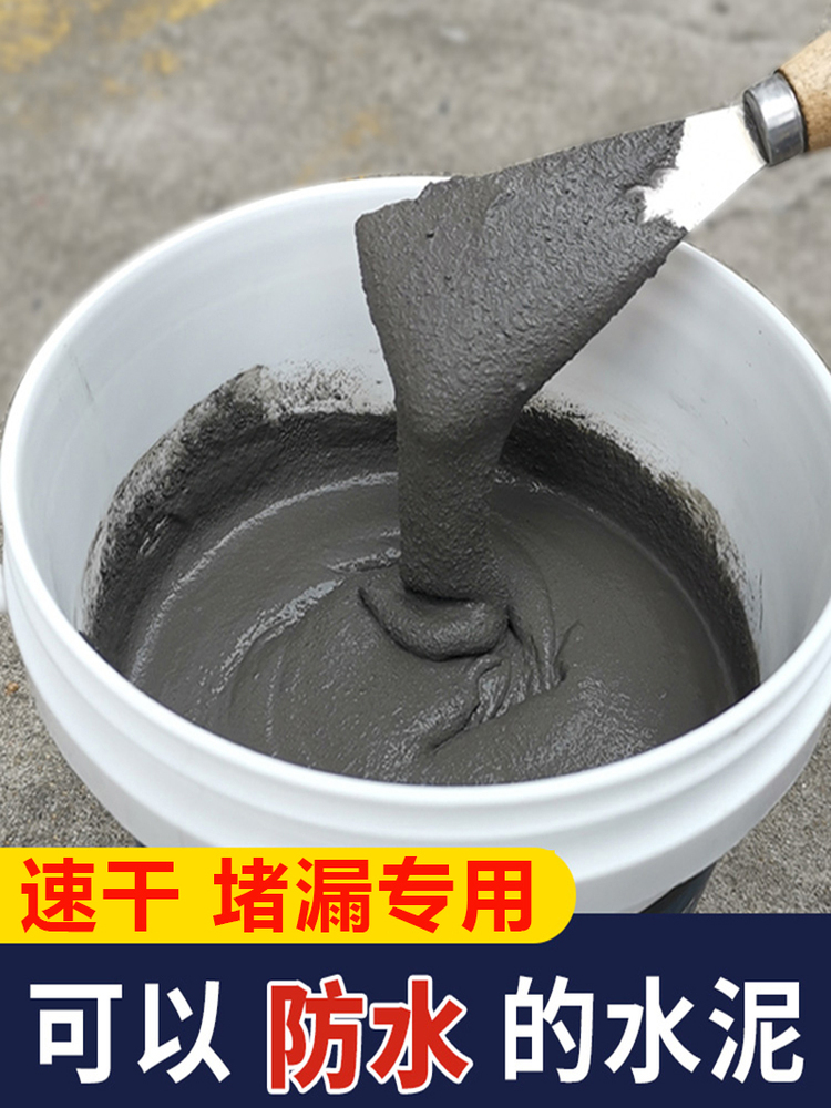 堵漏王快干水泥速干屋顶裂缝速凝型填缝剂鱼池卫生间修补