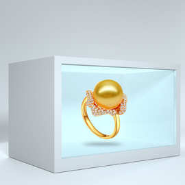 3D液晶透明屏展示柜 触摸显示屏广告机 首饰珠宝互动液晶展示柜
