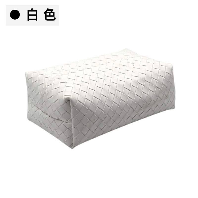 Caja de pañuelos de cuero nórdico hogar sala de estar caja de almacenamiento de pañuelos coche Bolsa de pañuelos restaurante Hotel caja de pañuelos