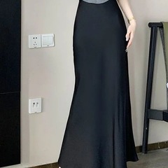 2025新款醋酸半身裙缎面女小个子鱼尾夏季高级感包臀长裙a春游