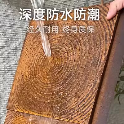 PU ligero anillo anual de madera componente de cemento ladrillo simulación grano de madera redondo decoración retro pared de fondo de pared piedra cultural ladrillo de pared exterior