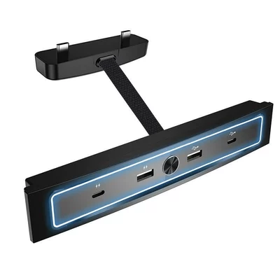 Charging USB Splitter, Mobil şarj cihazları - model3y-docking-station-black