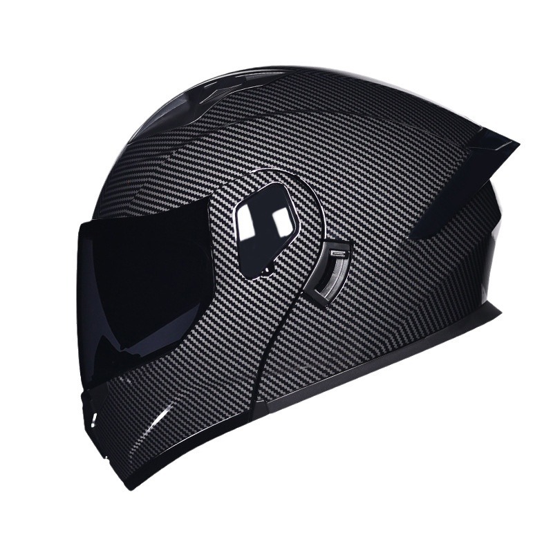 Orz casco de motocicleta casco de carcasa pequeña Bluetooth casco de doble lente casco semi-completo para hombres y mujeres alerón trasero de cuatro estaciones nuevo