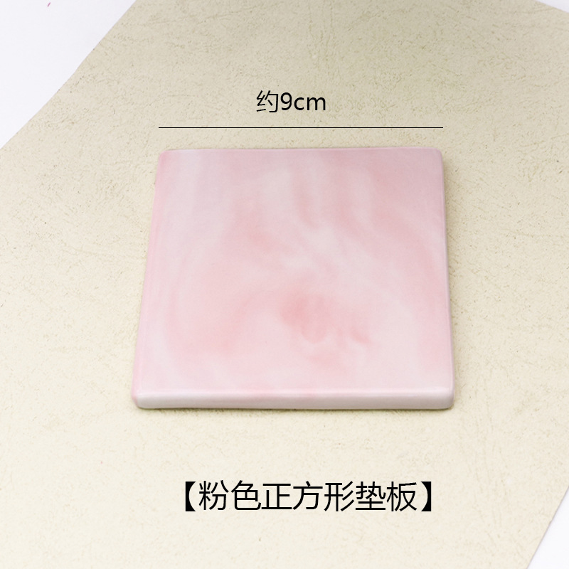 Plantilla de eliminación de pintura al fuego 3M adhesivo de doble cara chica Rosa cristal en forma de corazón almohadilla de cera de sellado pintura al fuego herramienta de fabricación de etiquetas de cera