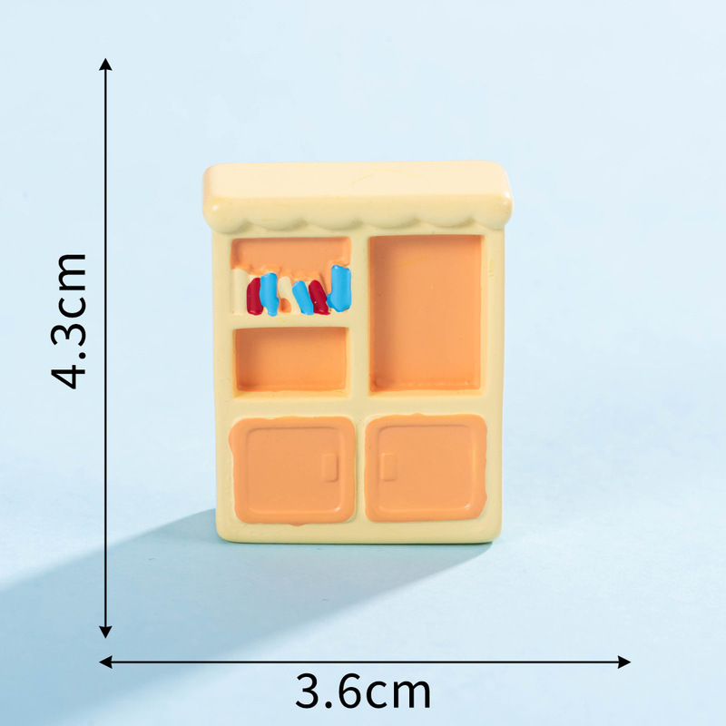 マイクロ風景漫画クリエイティブ小さな家具装飾品 diy リビングルーム寝室ドールハウス装飾アクセサリーデスクトップ小さな装飾品|undefined