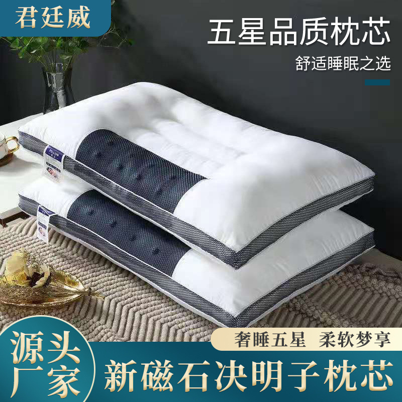 pillow wholesale three-dimensional magnet ketsumeishi buckwheat lavender student single double pillow pillow core neck pillow