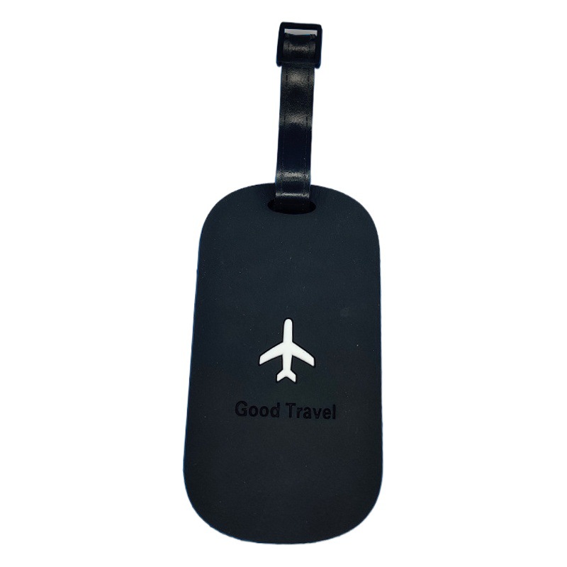 Three-dimensional pattern luggage tag silicone luggage pendant PVC flexible glue cartoon pattern luggage tag small jewelry