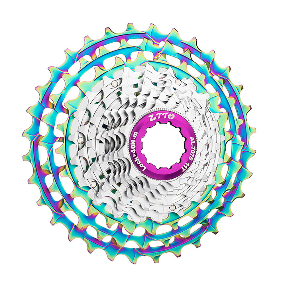 Volante de bicicleta de carretera ZTTO 11 velocidades 28-36T ligero CNC hueco volante ultraligero de una pieza