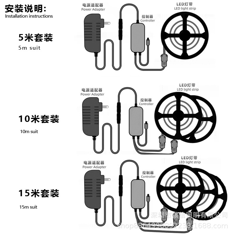 Tira de luz LED 2811rgb luz mágica agua corriente caballo Bluetooth música RF inteligente traje de tira de luz a todo color tira de luz