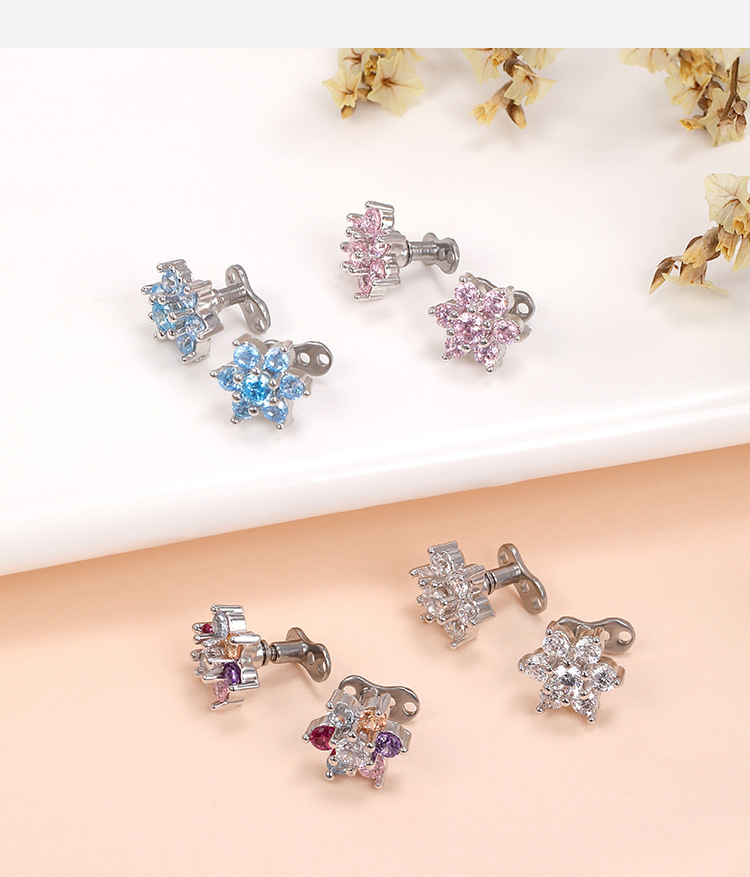 Labret piercing jewelry detail image