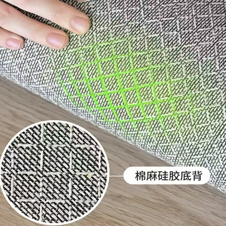 朝东朝南门开运招财半圆地垫绿色风水地毯入户门防滑除尘蹭脚垫子|undefined