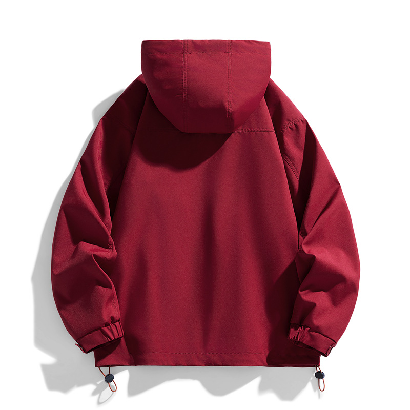 2024 otoño nuevo traje de asalto al aire libre moda hombre y mujer a prueba de viento impermeable chaqueta de trabajo chaqueta abrigo hombre