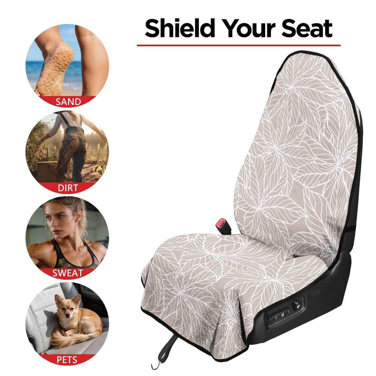 Car seat towel cover front seat protector suitable for gym and exercise, universal for all seasons, car use 132