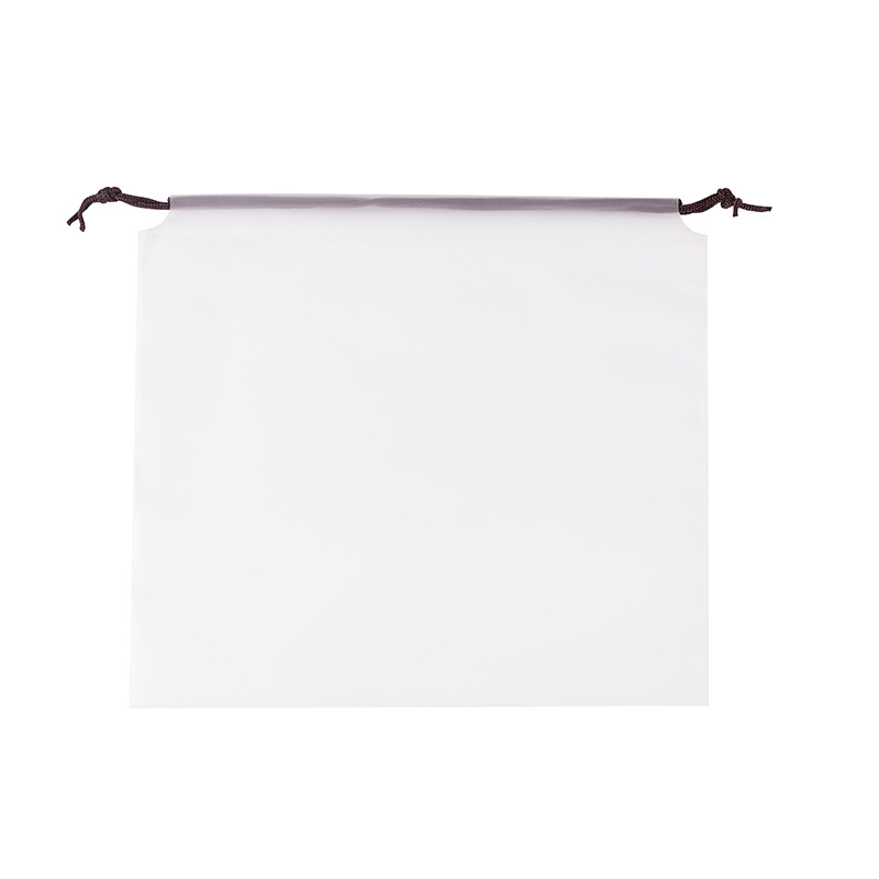 Ropa interior Zapatos Ropa organización en Blanco Bolsa de cordón esmerilado EVA bolsa de viaje con cordón bolsa de cordón