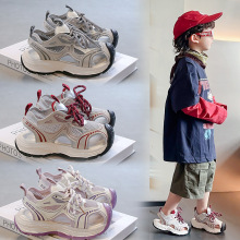 2025夏季新款儿童运动凉鞋男女童沙滩鞋舒适包头凉鞋魔术贴